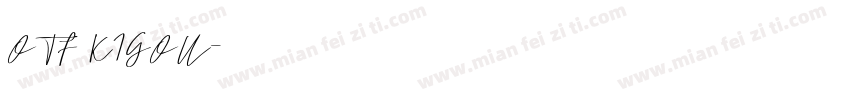 OTF KIGOU字体转换